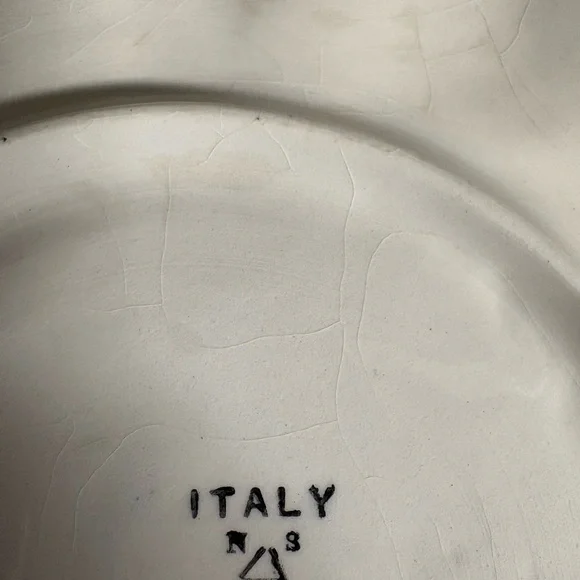 Vintage Rooster Egg Plate, Hand Painted, Italy - Picture 8 of 9